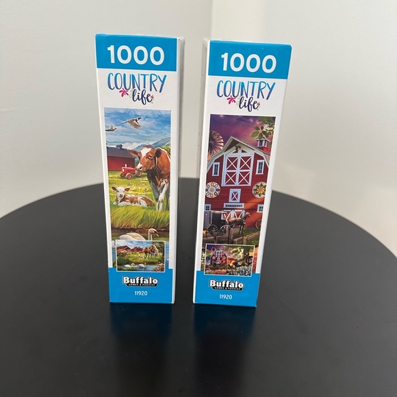 NIB Country Life 1000pc Puzzle Bundle - Picture 2 of 3